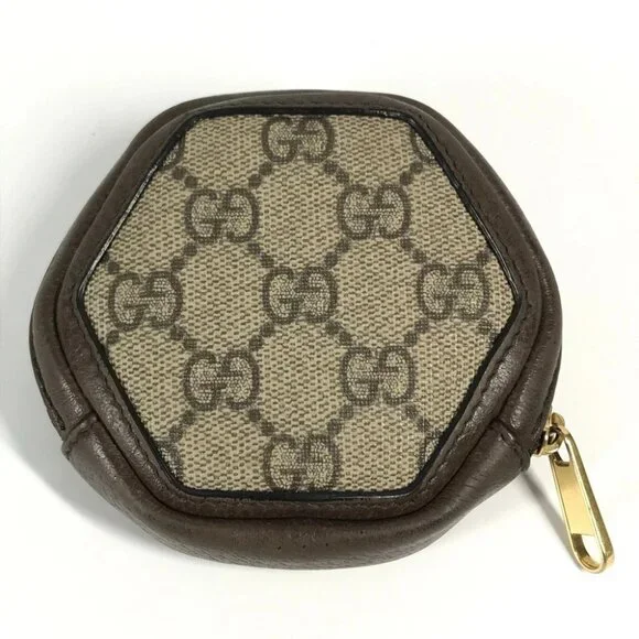 GUCCI GG Shelly line Ophidia Key Chain Wallet Coin Compartment coin purse - Picture 2 of 14